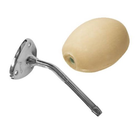 Savon lait d'amande rotatif PROVENDI avec porte-savon clip