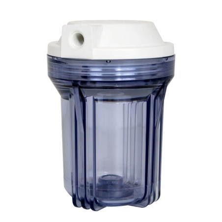 Carter porte filtre 5" entr&eacute;e-sortie 1/4" NPT