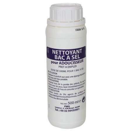 Nettoyant bac à sel adoucisseur ménager bidon de 500 mL