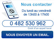 Contactez le Service Client par téléphone ou email