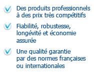 Avantages des produits et du service Waterconcept Avantages des produits et du service Waterconcept