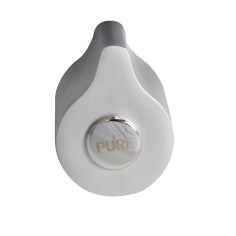 Bouton chromé mat robinet dauphin - DV056DCR