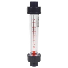 Débitmètre à ludion - flotteur ABS 10-100L/h - Raccords PVC 20 mm à coller 