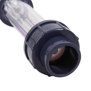 Débitmètre à ludion - flotteur ABS 100-1000L/h - Raccords PVC 32 mm à coller 