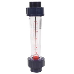 Débitmètre à ludion - flotteur ABS 160-1600L/h - Raccords PVC 32 mm à coller 