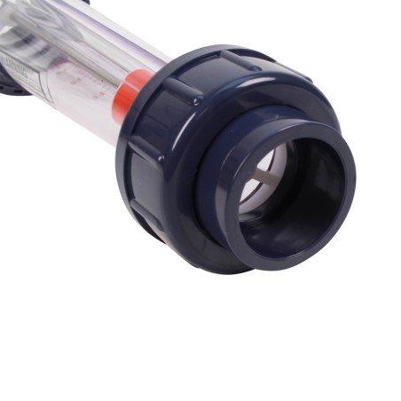 Débitmètre à ludion - flotteur ABS 400-4000L/h - Raccords PVC 40 mm à coller 