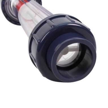 Débitmètre à ludion - flotteur ABS 400-4000L/h - Raccords PVC 40 mm à coller 