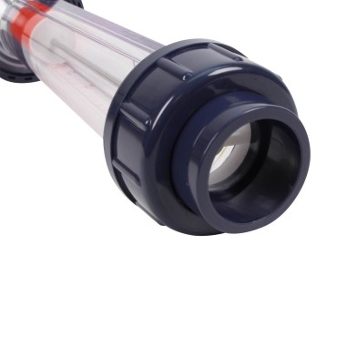 Débitmètre à ludion - flotteur ABS 600-6000L/h - Raccords PVC 40 mm à coller 