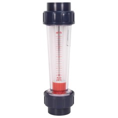 Débitmètre à ludion - flotteur ABS 400-4000L/h - Raccords PVC 63 mm à coller 