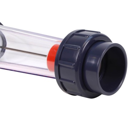 Débitmètre à ludion - flotteur ABS 600-6000L/h - Raccords PVC 63 mm à coller 