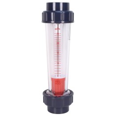 Débitmètre à ludion - flotteur ABS 5000-25000L/h - Raccords PVC 75 mm à coller 