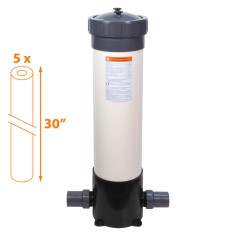 Filtre multi-cartouches FHPVC-30x5-A Crystal Filter® - 5 x 30 pouces