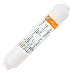 Cartouche charbon actif bloc CTO en ligne 1/4'' - Crystal Filter® CRI 110