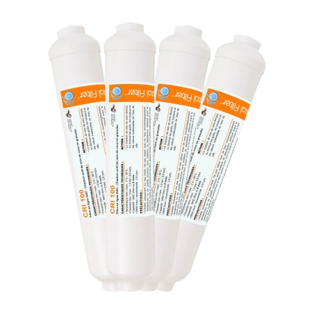 Cartouche Crystal Filter® CRI 100 raccord 1/4" pour caravane (lot de 4)