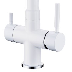 Robinet mitigeur 3 voies - Denali - Blanc 2