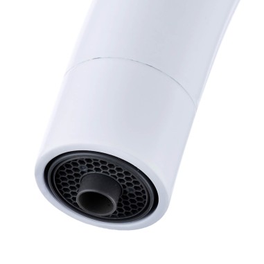 Robinet col de cygne 3 voies -  Biscayne V2 - Blanc