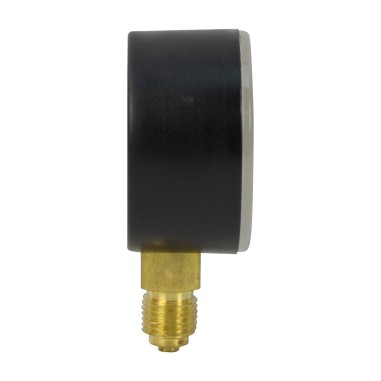 Manomètre plastique - Insert laiton - 0-10 bars ø50 - 1/4'' - Radial / sec