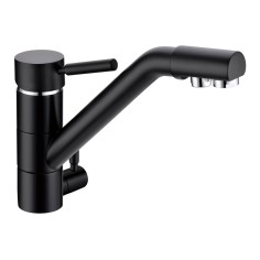 Robinet mitigeur 3 voies - Samoa - Noir mat