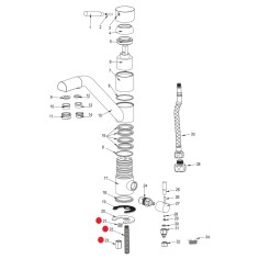 Tige filetée pour eau filtrée robinet Samoa 2