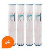 Filtre SPCF-120 - Crystal Filter® - Compatible Pentair® QUAD DE 100 (lot de 4)