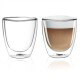 Tasses à café / cappuccino en verre double paroi - Filter Logic® CFL-660B