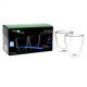 Tasses à café / cappuccino en verre double paroi - Filter Logic® CFL-660B