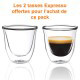 Filtre à eau compatible Jura Blue + Détartrant + Tasses à café offertes