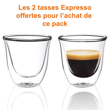 Filtre à eau compatible Delonghi + Détartrant + Tasses à café offertes