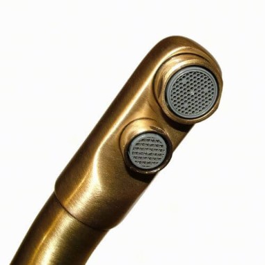 Robinet dauphin 3 voies - Bronze - 002231 - Copyright Waterconcept