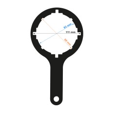 Clé de démontage pour carter porte-filtre Osmoseur Gamme Pallas 2