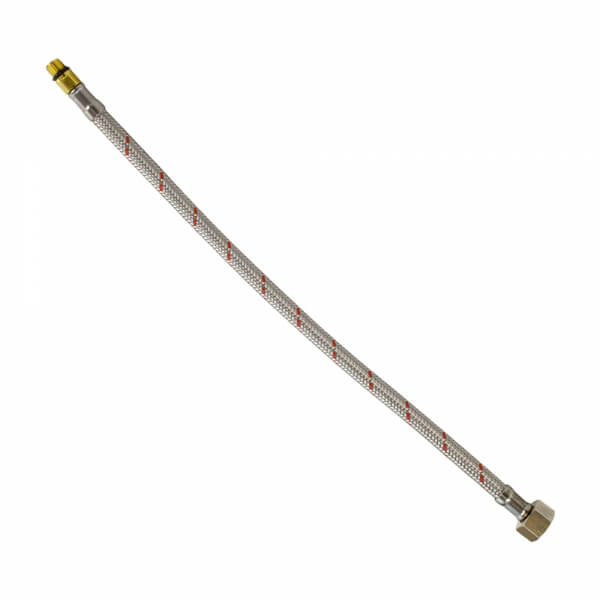 Flexible robinetterie Femelle (12/17) 3/8 - Mâle M10 - longueur 50 cm -  Watts