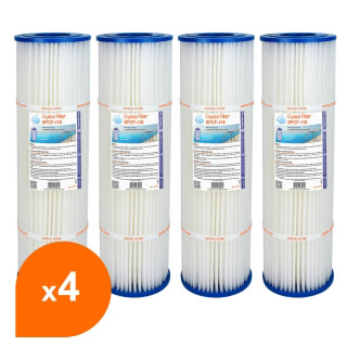 Filtre SPCF-118 - Crystal Filter® - Compatible Pentair® QUAD DE 60 (lot de 4) - Cartouche filtre piscine
