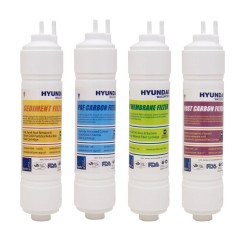 Lot de cartouches Hyundai Type ''U'' 11'' pour fontaine Hyundai Wacortec