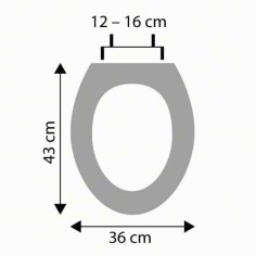 Lunette abattant WC - rabat progressif - 002189 - Copyright Waterconcept 2