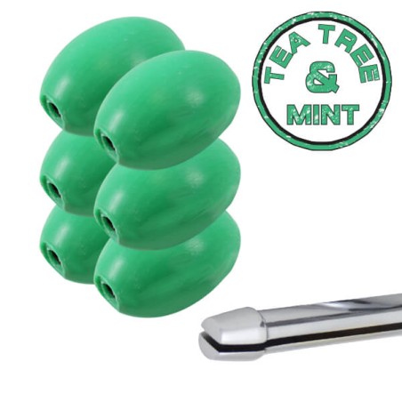 Savon vert rotatif ''Tea Tree and Mint'' Provendi (lot de 6) - Recharge à clip