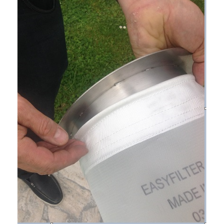 Bague de maintien inox Easyfilter® compatible Poches Desjoyaux®/Easyfilter®