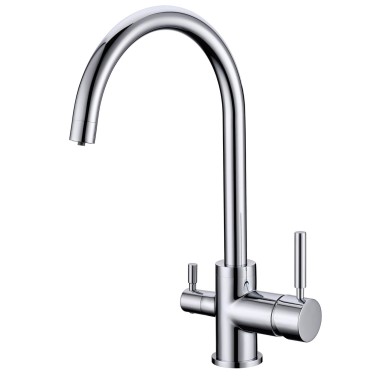 Robinet 3 voies Biscayne Chrome + Kit de filtration QCF-3001/321 - PROMO