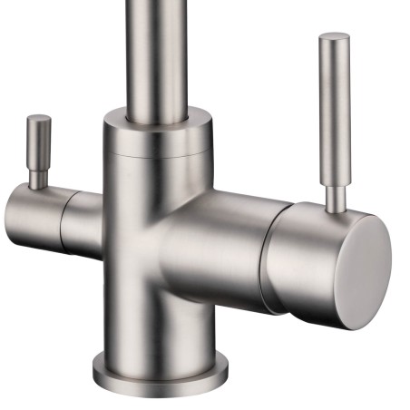 Robinet 3 voies Biscayne Nickel brossé + Kit de filtration QCF-3001/321 - PROMO