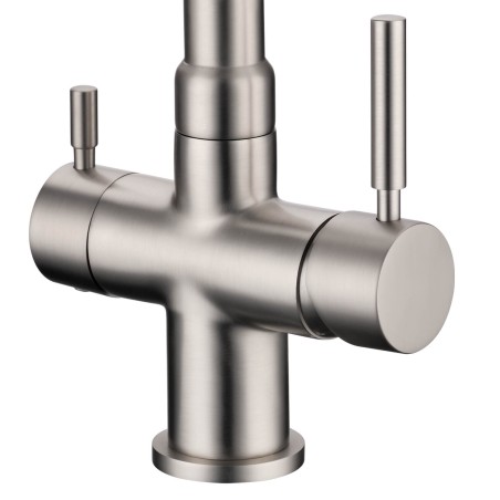 Robinet 3 voies Denali Nickel brossé + Kit de filtration QCF-3001/321 - PROMO