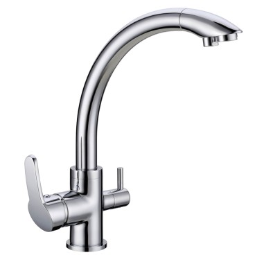 Robinet 3 voies Everglades Chrome + Kit de filtration QCF-3001/321 - PROMO