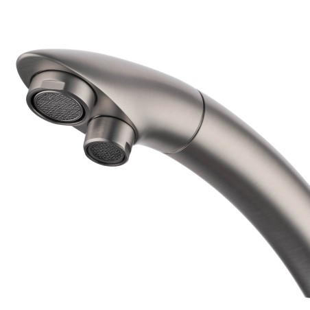 Robinet 3 voies Everglades Nickel brossé + Kit de filtration QCF-3001/321 - PROMO