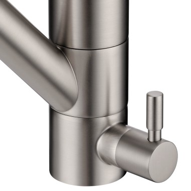 Robinet 3 voies Samoa Nickel brossé + Kit de filtration QCF-3001/321 - PROMO