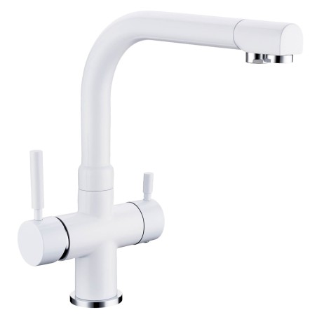 Robinet 3 voies Denali Blanc + Kit de filtration QCF-3001/321 - PROMO