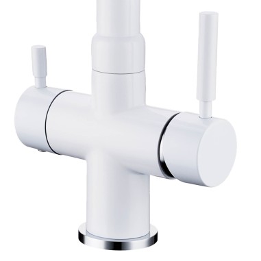 Robinet 3 voies Denali Blanc + Kit de filtration QCF-3001/321 - PROMO