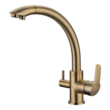 Robinet 3 voies Everglades Bronze + Kit de filtration QCF-3001/321 - PROMO