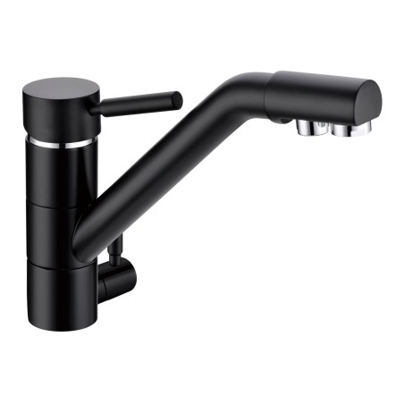 Robinet 3 voies Samoa Noir + Kit de filtration QCF-3001/321 - PROMO