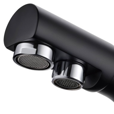 Robinet 3 voies Samoa Noir + Kit de filtration QCF-3001/321 - PROMO