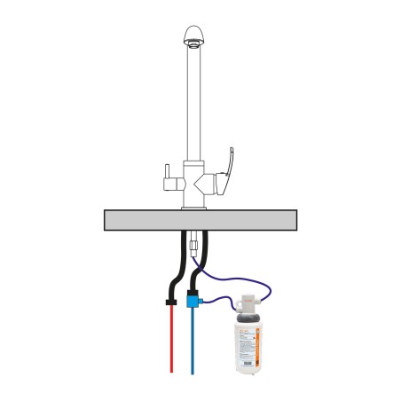 Robinet 3 voies Denali Blanc + Kit de filtration QCF-3001/321 - PROMO