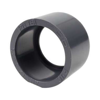 Réduction incorporée - 40/32 mm - Mâle/Femelle à coller - PVC Pression