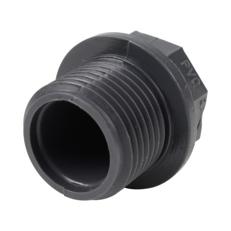 Bouchon - Mâle fileté 3/8'' - PVC pression